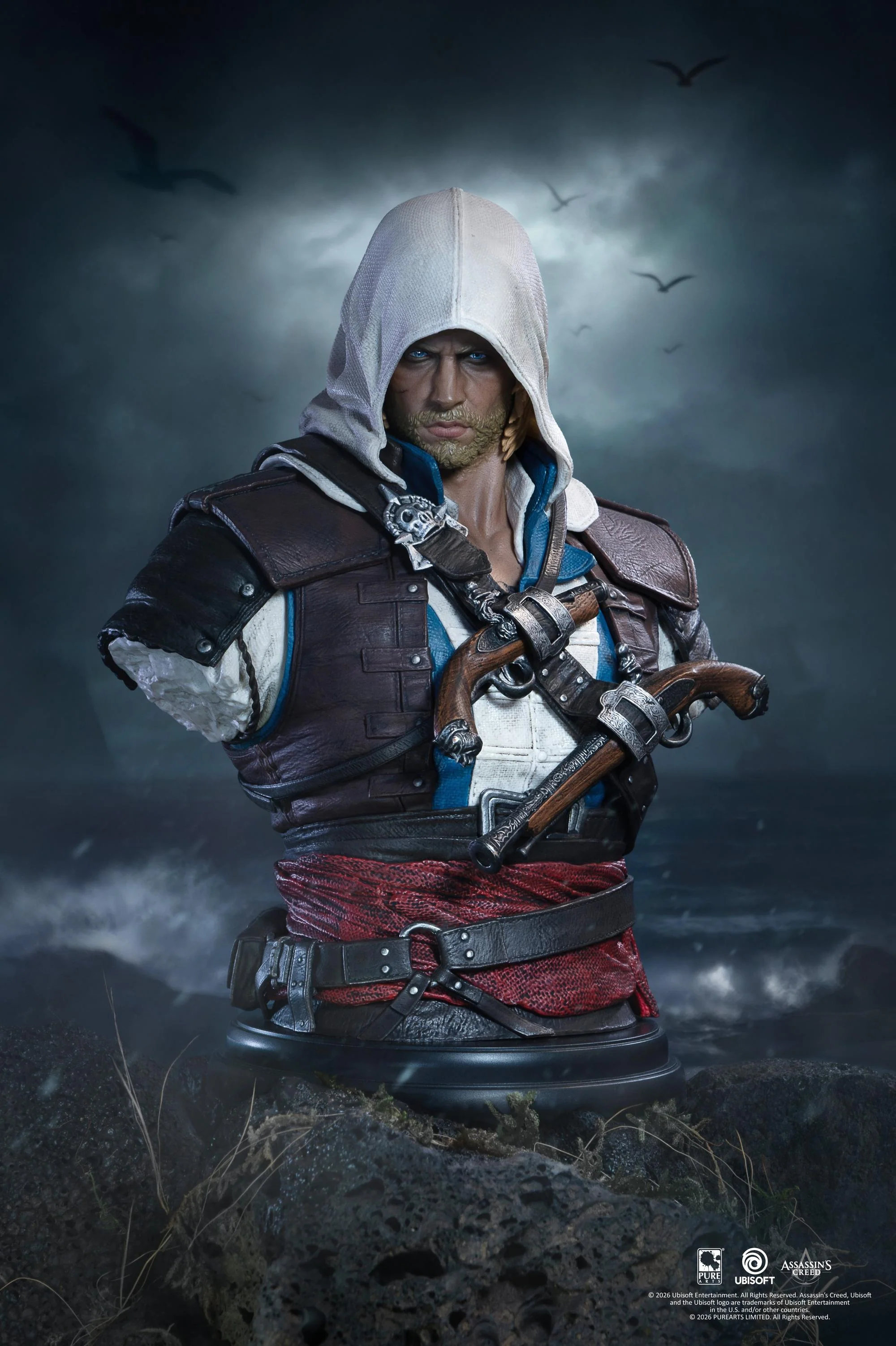 Assassins Creed - Black Flag Resynced Edward Kenway 1-4 Scale - Bust