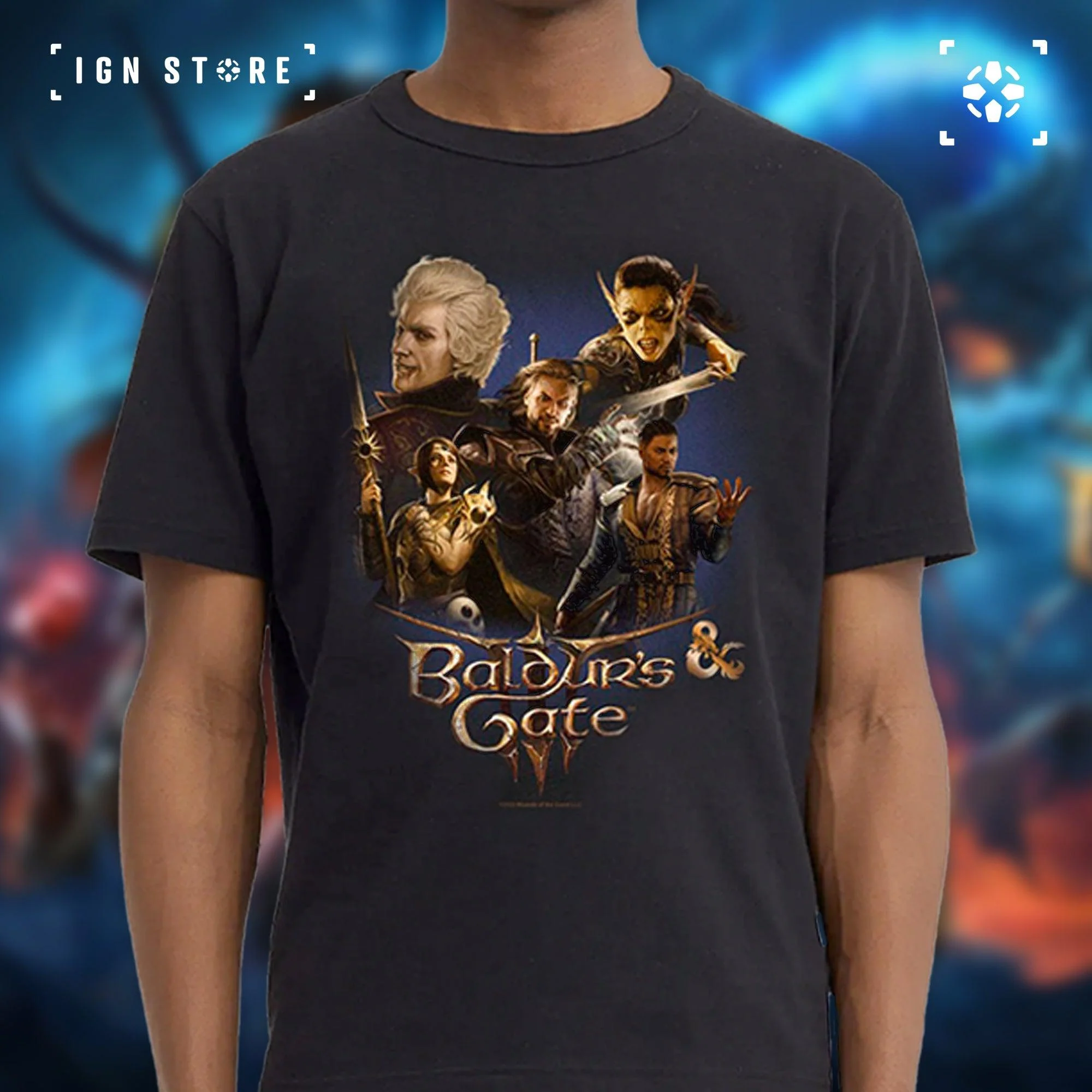 Baldur's Gate 3 - Baldur's Squad Collage - T-Shirt - Image 2