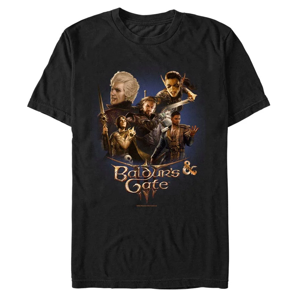 Baldur's Gate 3 - Baldur's Squad Collage - T-Shirt - Image 3