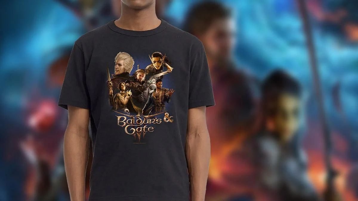 Baldur's Gate 3 - Baldur's Squad Collage - T-Shirt - Image 4