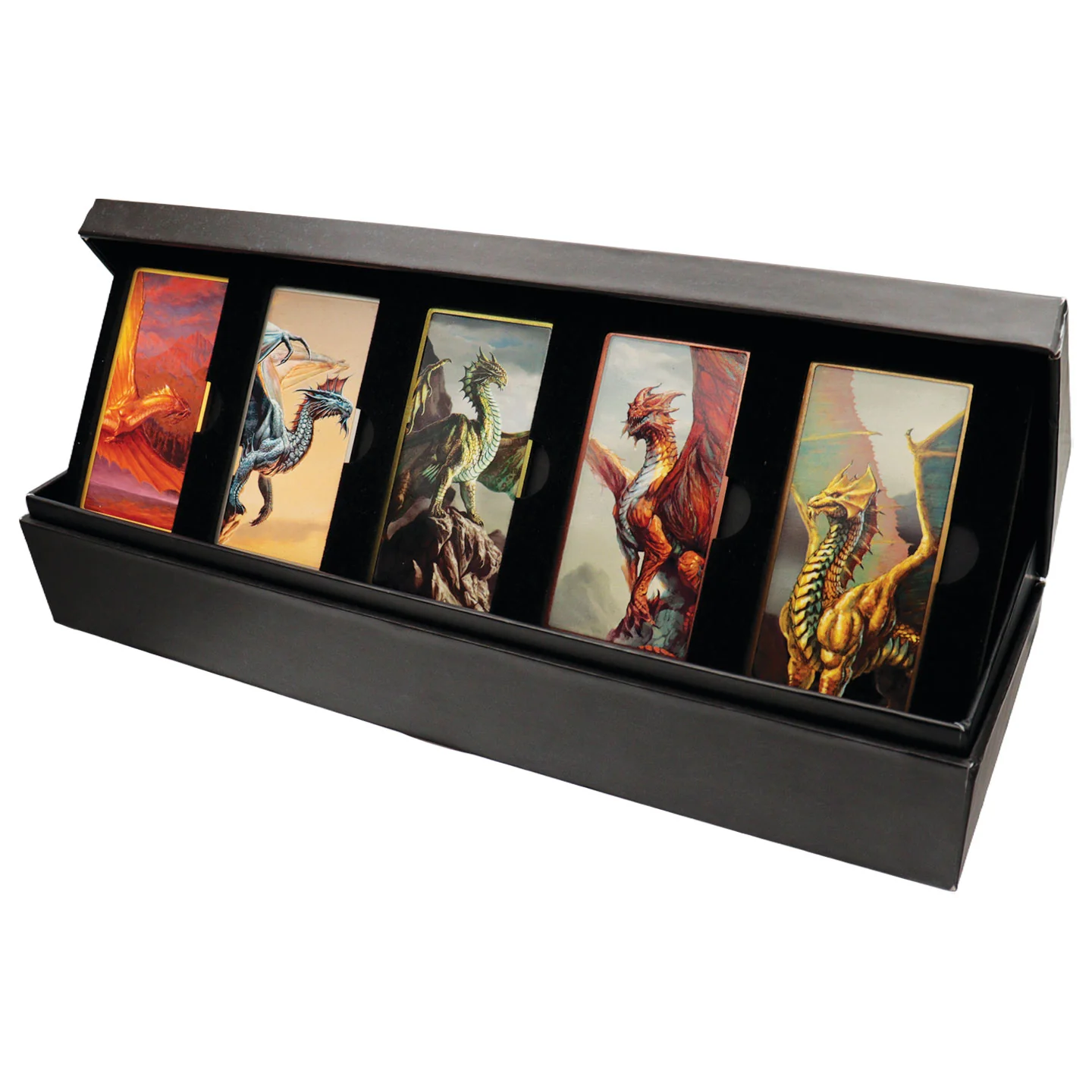 Dungeons and Dragons - Metallic Dragons 5 Piece - Ingot Set - Image 3