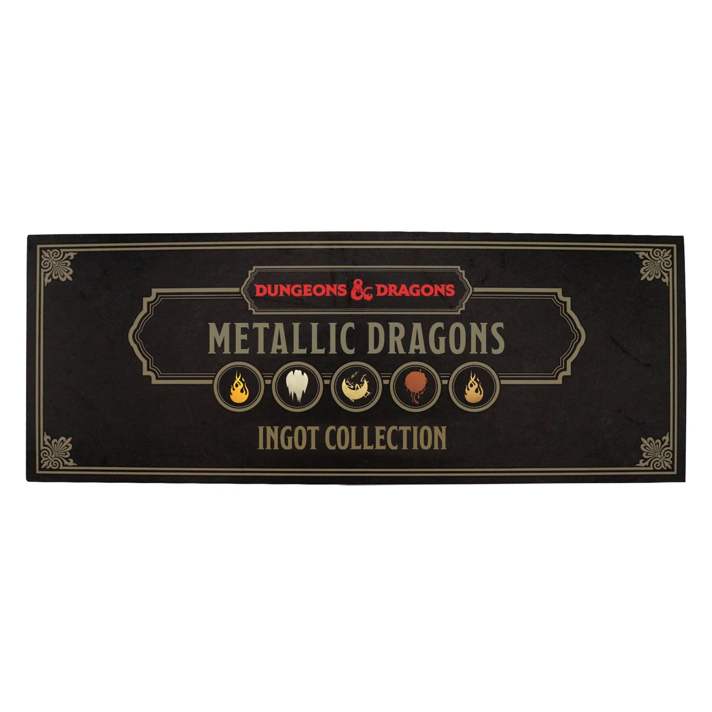 Dungeons and Dragons - Metallic Dragons 5 Piece - Ingot Set - Image 5