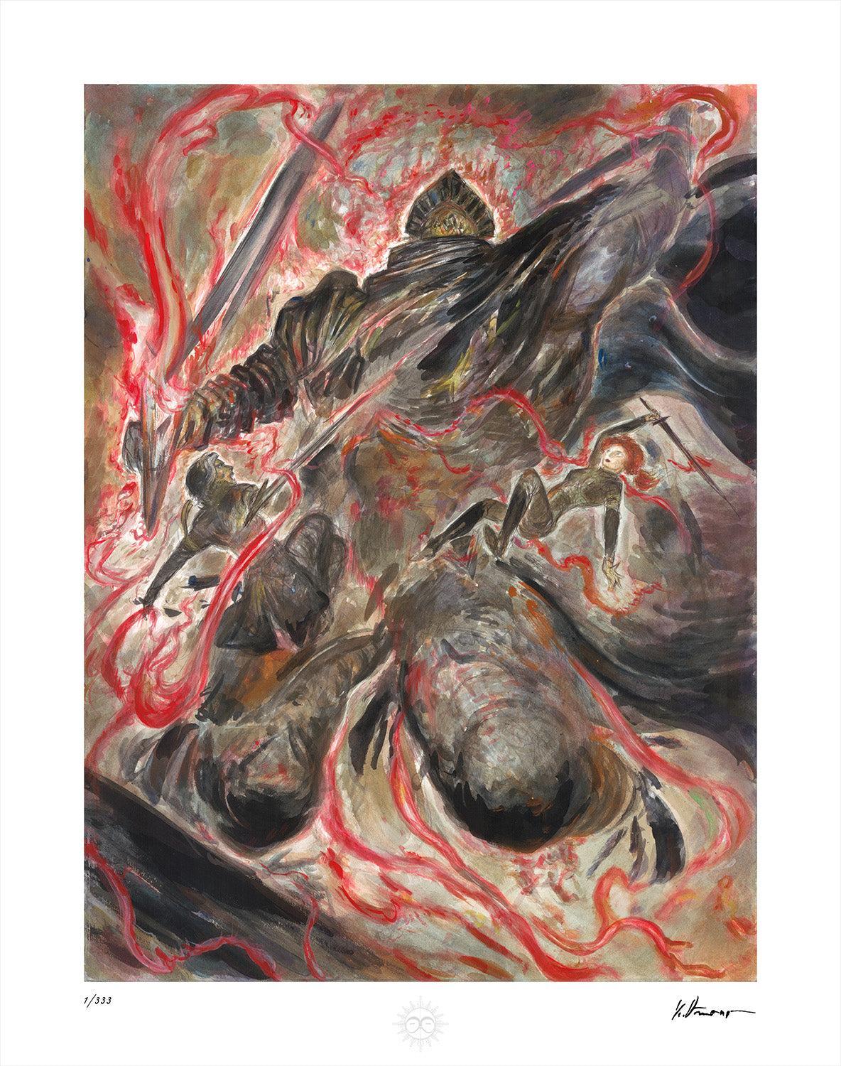 Expedition 33 - The Painted Duel Esquie Edition - Print - 30x38 - Image 7