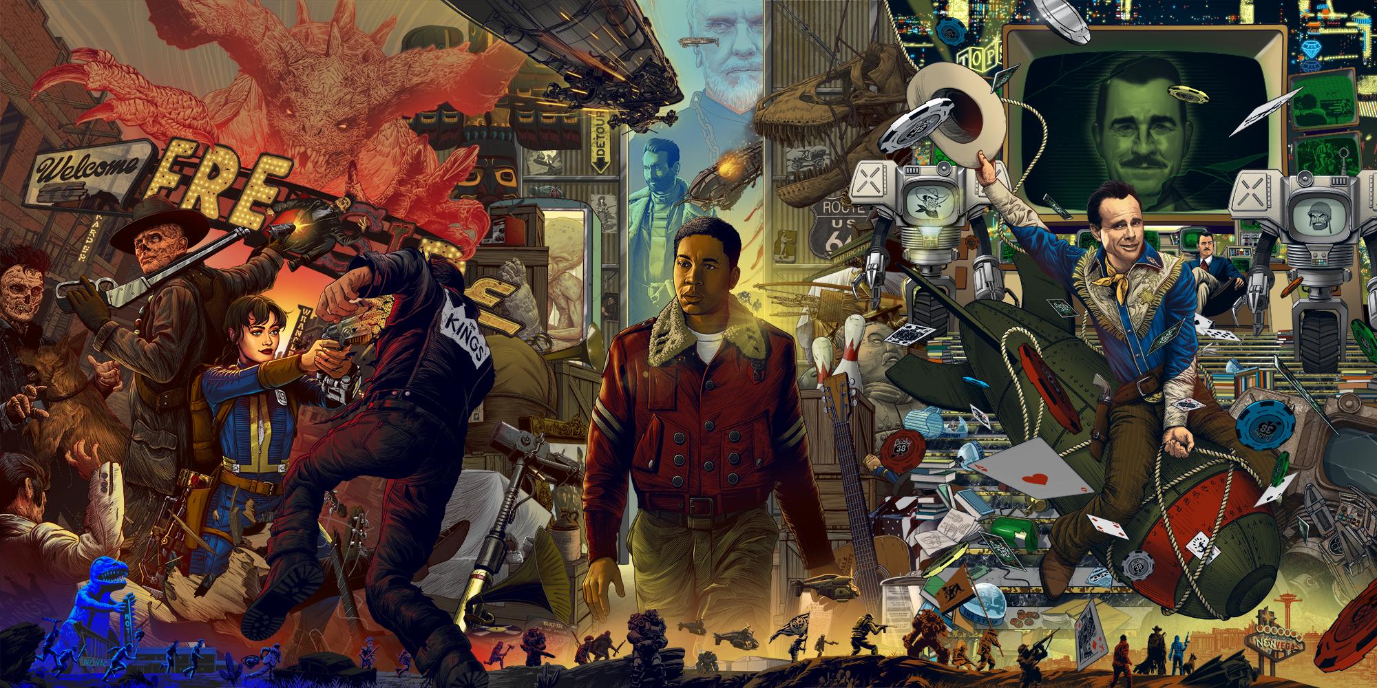 Fallout - New Vegas War Never Changes Limited-Edition - Print - 17x34 - Image 2