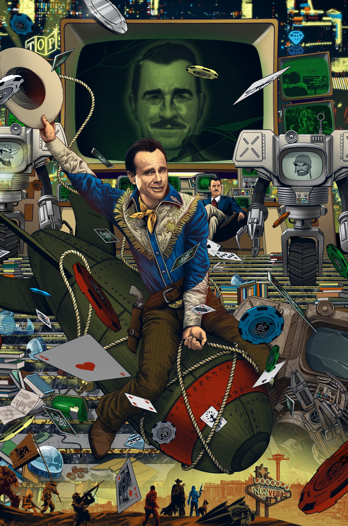 Fallout - Lucky 38 Limited-Edition - Print - 16x24 - Image 2