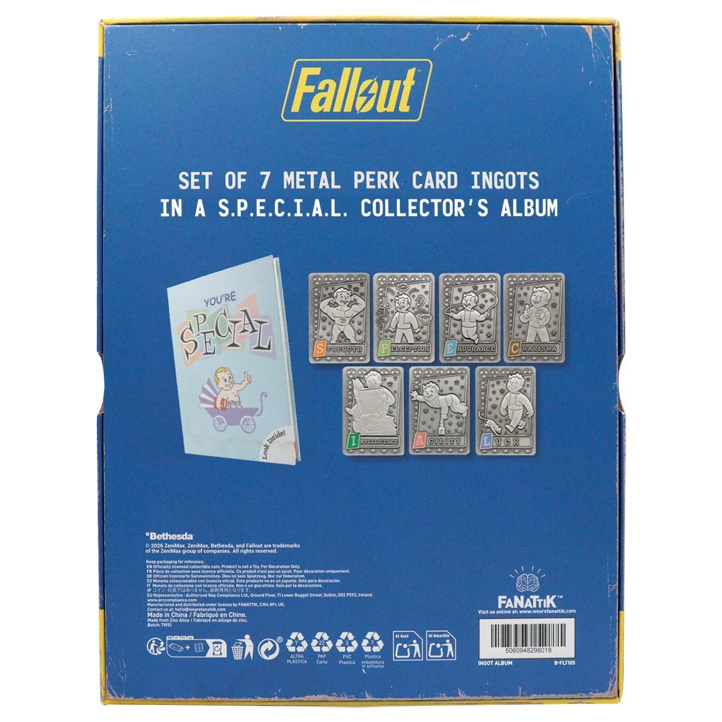 Fallout - S.P.E.C.I.A.L. Perk Card Collectors Album - Ingot Set - Image 3