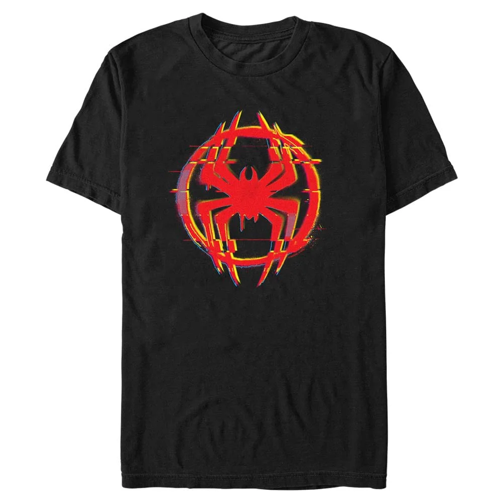 Spider-Man Across the Spider-Verse - Glitchy Spider Symbol - T-Shirt