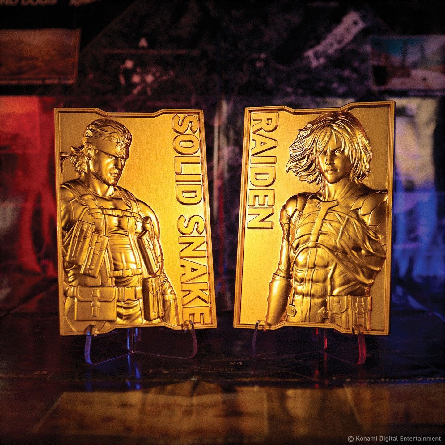Metal Gear Solid 2 - 24k Gold Plated Raiden - Ingot - Image 9