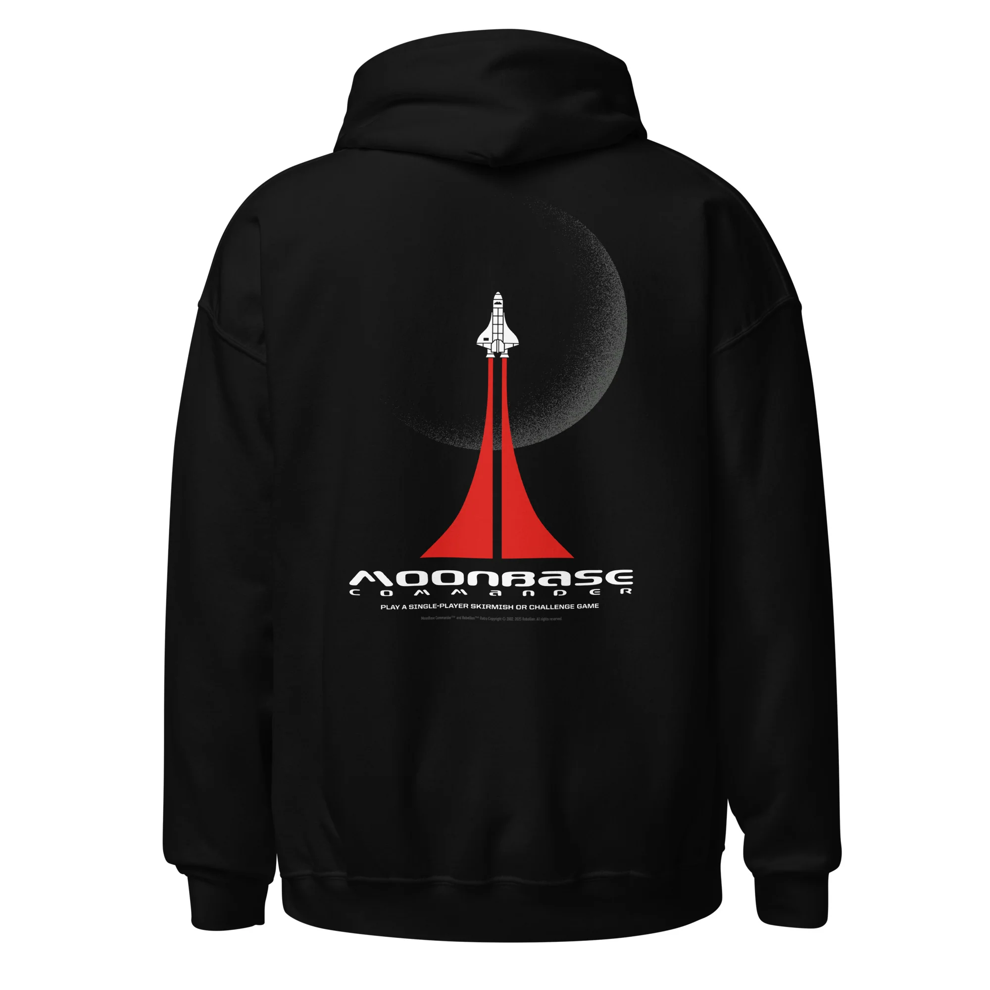 Moonbase Commander - Rocketship - Hoodie - Image 2