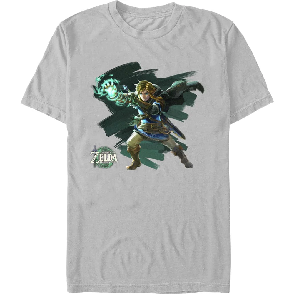 The Legend of Zelda - Tears of the Kingdom Painterly Link Stance - T-Shirt