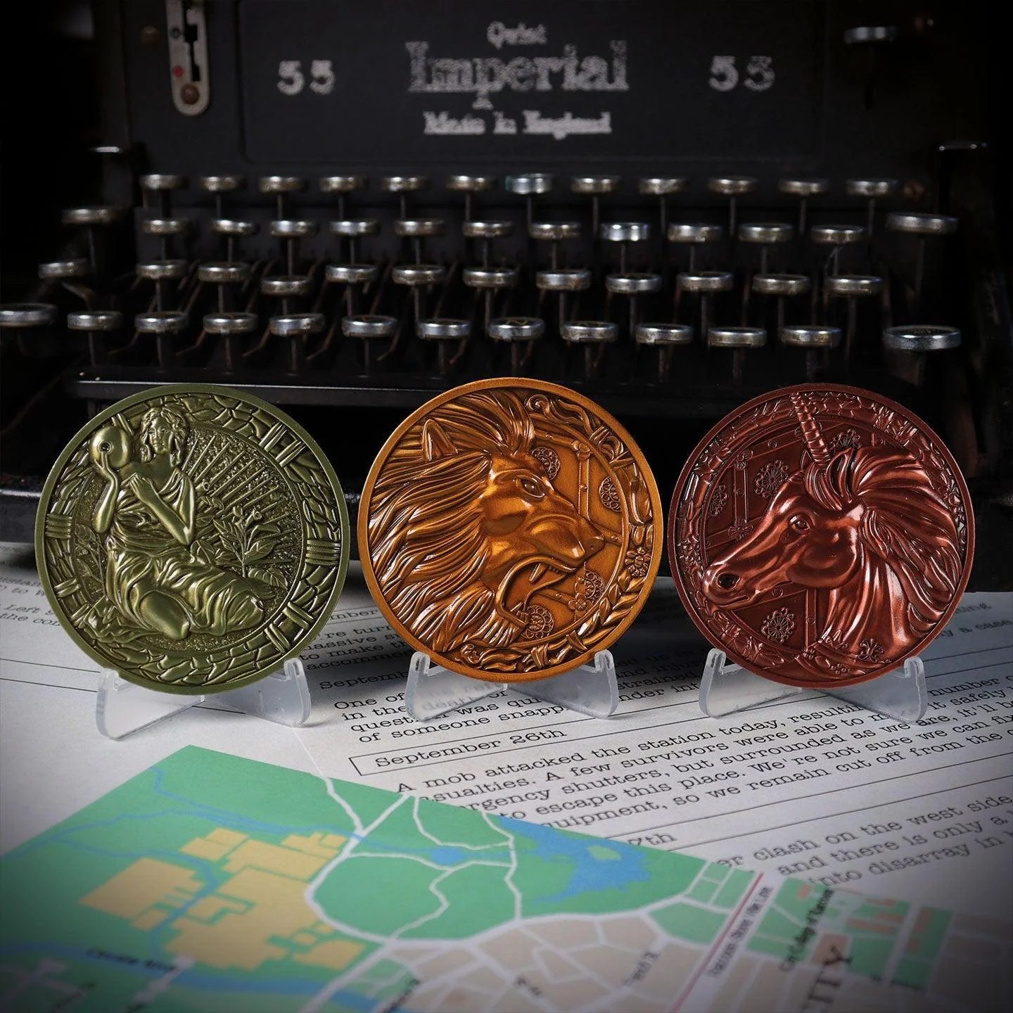 Resident Evil 2 - Set of 3 Medallions - US Variant - Image 9