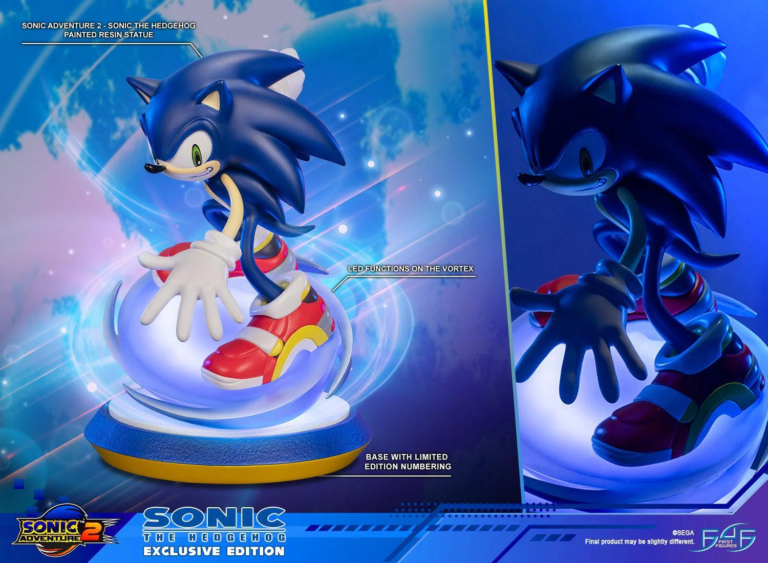 Sonic Adventure 2 -  Sonic The Hedgehog Resin Exclusive Edition - Statue - Image 3