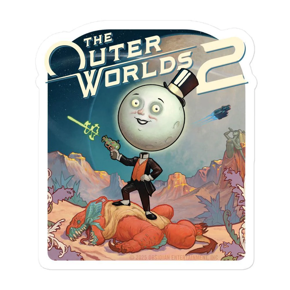 The Outer Worlds 2 - Moon Man - Sticker - Image 3