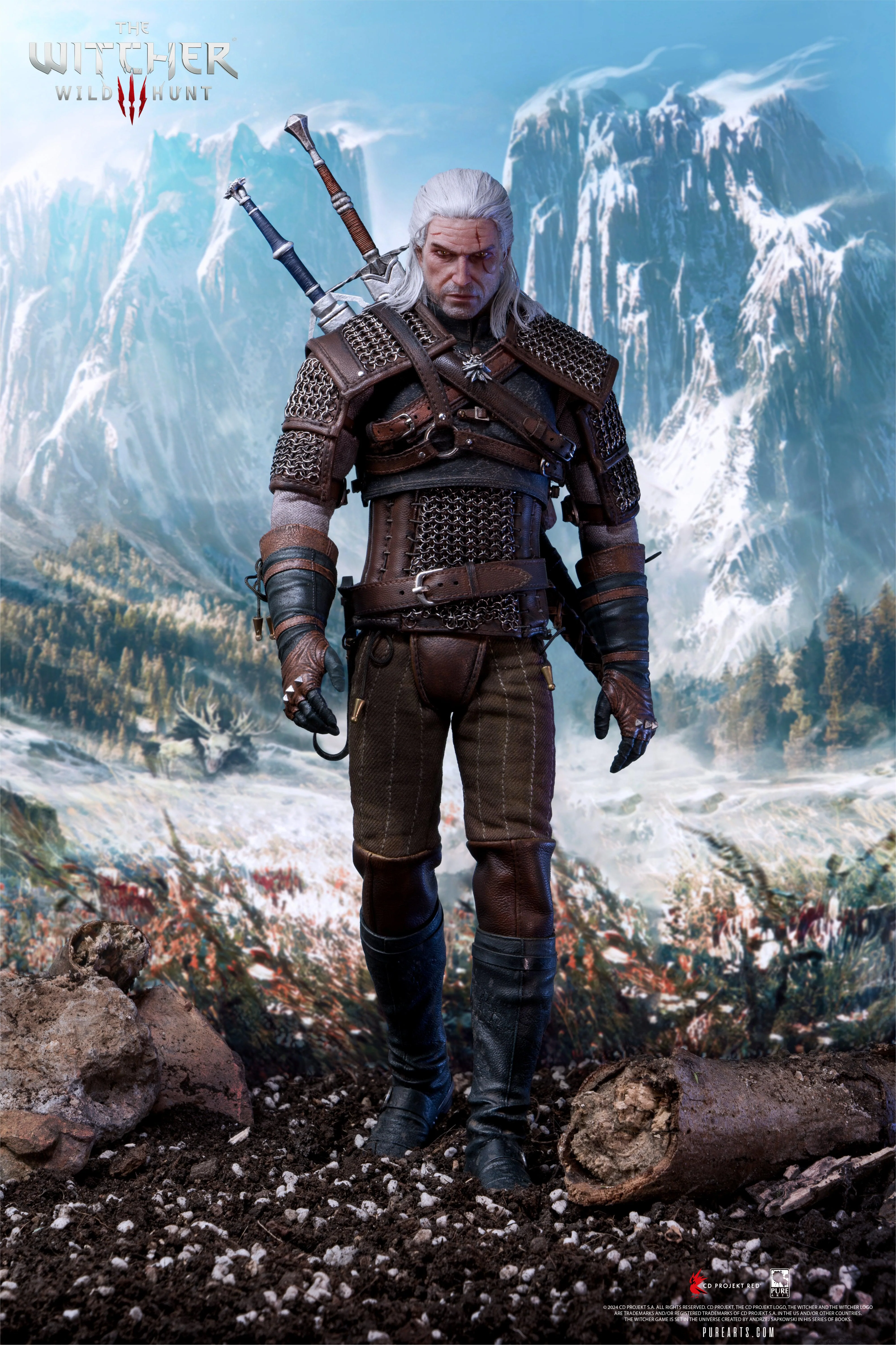 The Witcher 3 Wild Hunt - Geralt of Rivia 1-6 Scale - Action Figure - Image 4