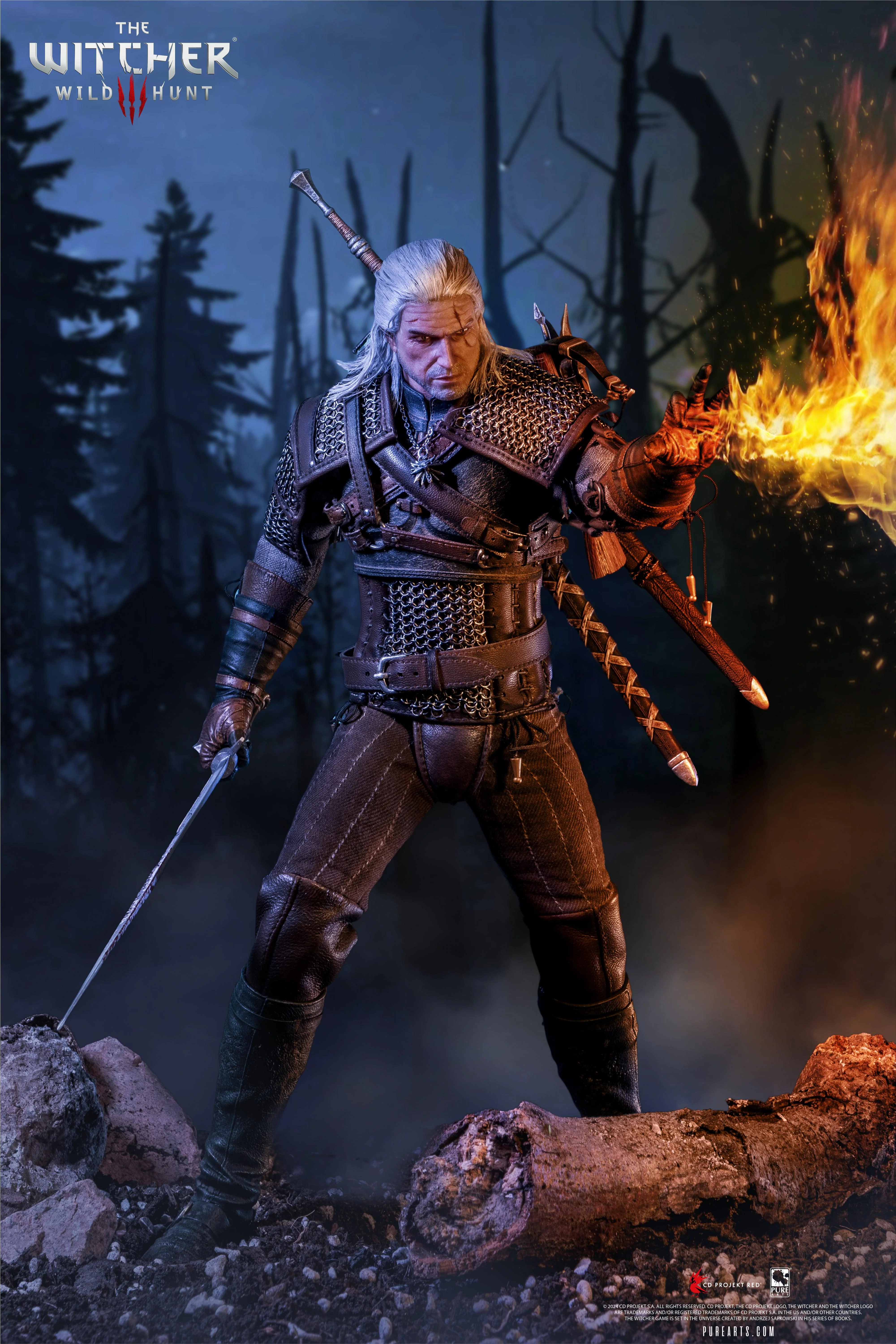 The Witcher 3 Wild Hunt - Geralt of Rivia 1-6 Scale - Action Figure - Image 9